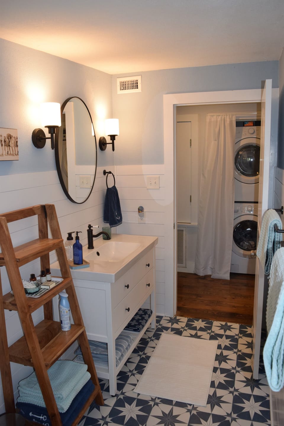 Washer and Dryer seen in hall