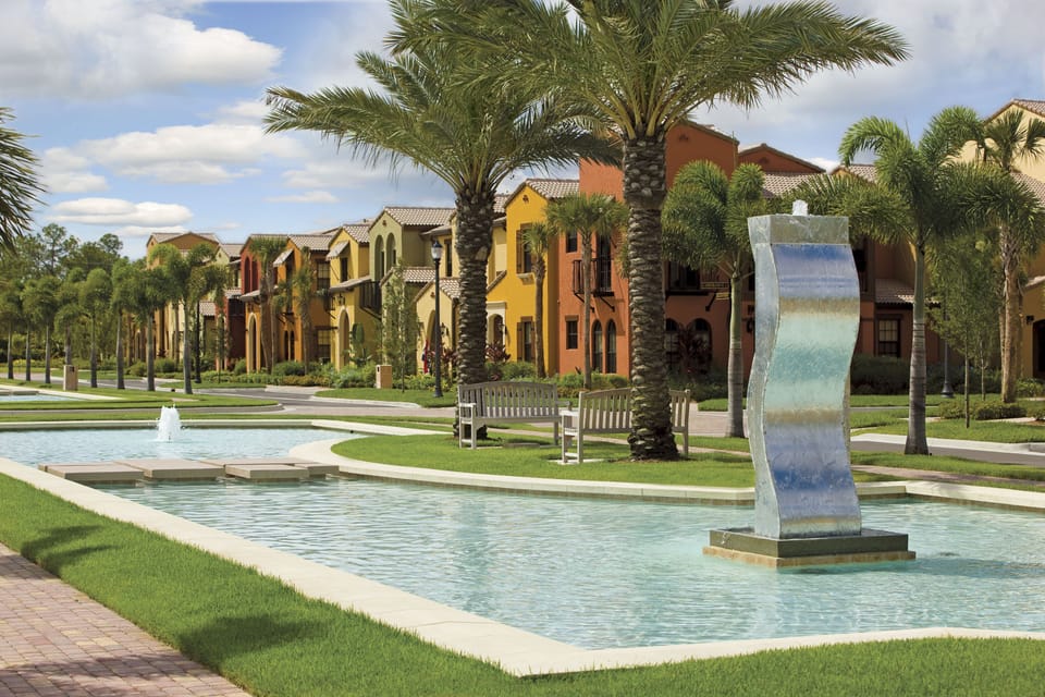 Fountains at resort
