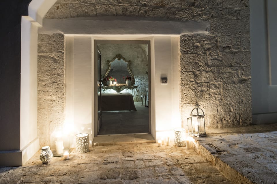 view of the Stone bedroom from outside