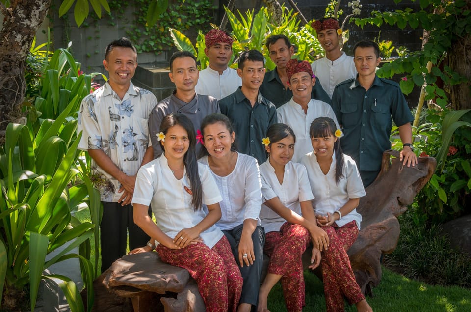 Our wonderful villa team at your service
