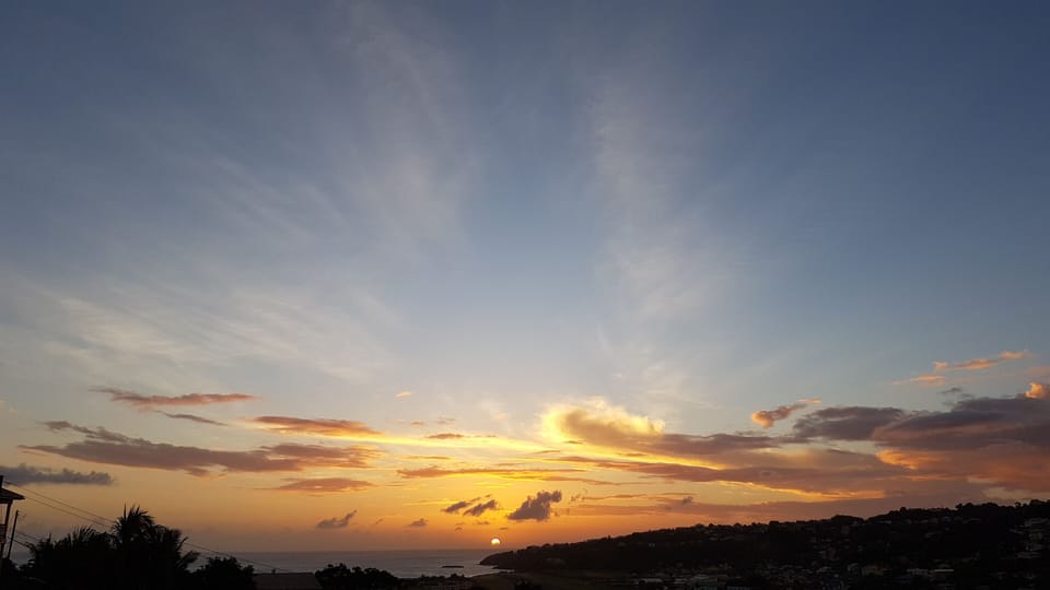 View of Sunset from Balcony