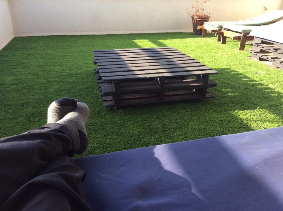 Rooftop: relax, sunbathe, read a book or afternoon siesta. It's up to you!
