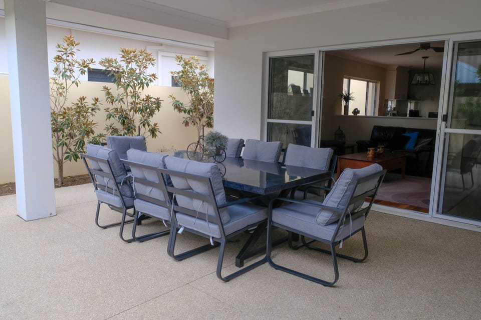 Outdoor Entertainment  Area with Barbeque 