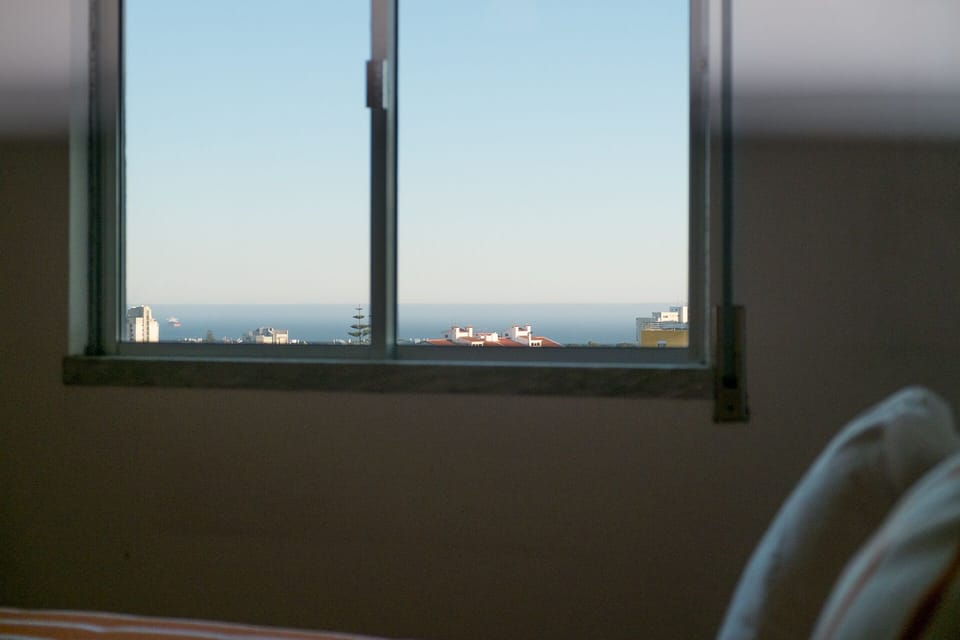 Bedroom with sea view