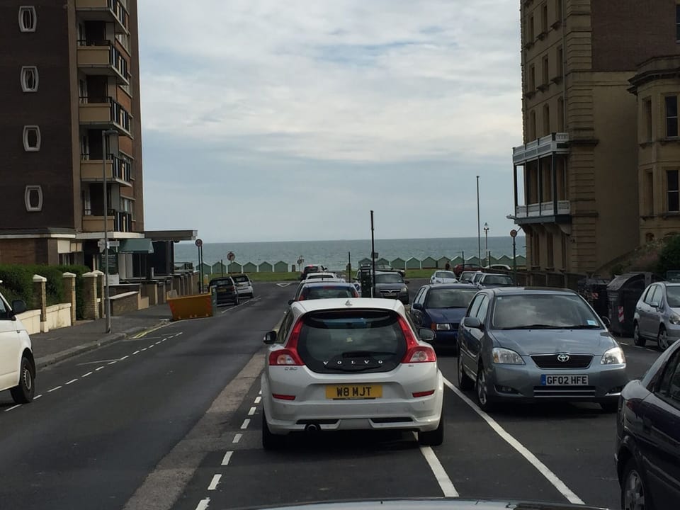 Available street parking 