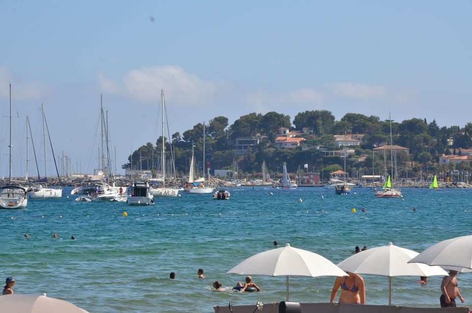 Part of Cavalaire beach