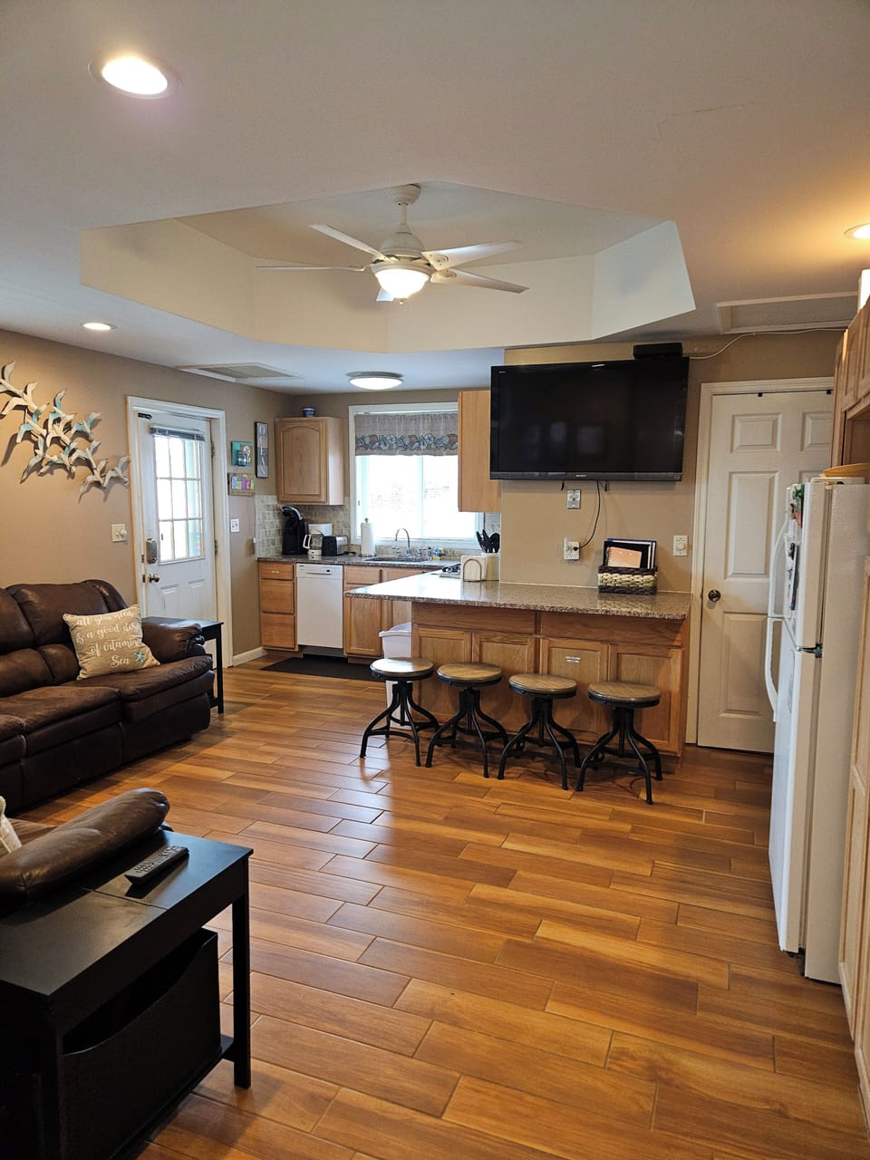 Entrance into  condo. 