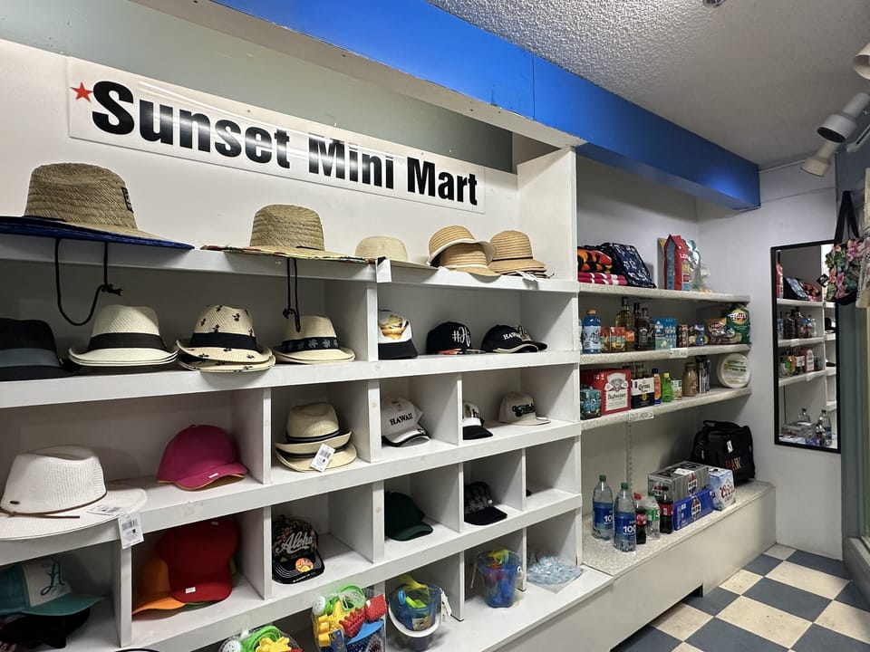 Mini-mart located on 5th floor