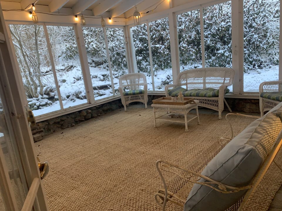 Screened patio