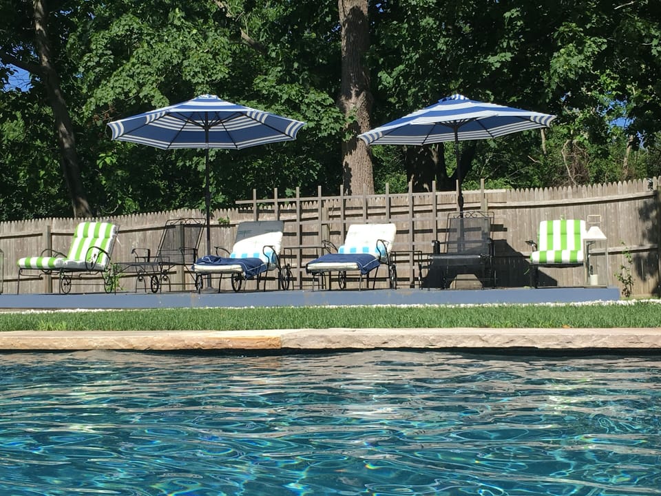 Poolside Chaises and Platform