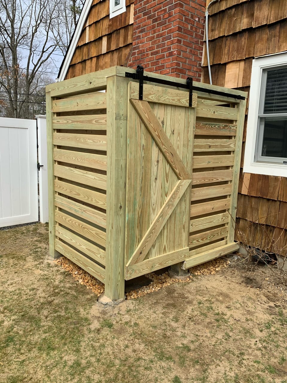Outdoor shower