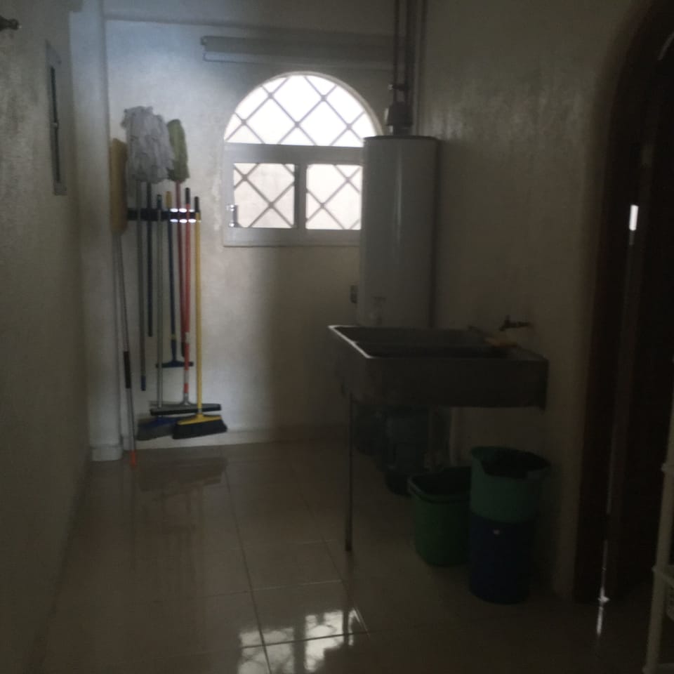 laundry room with cleaning stock 