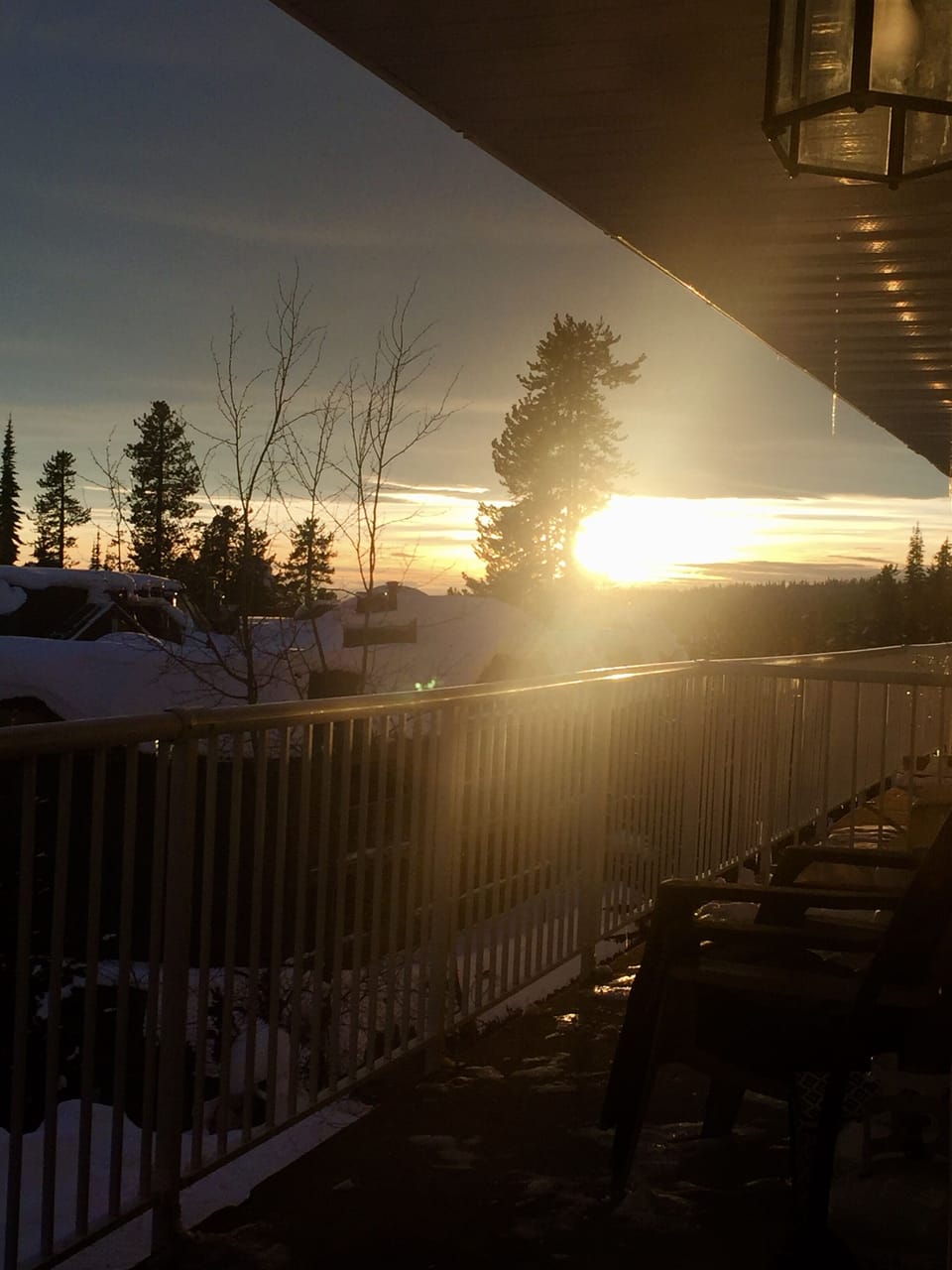 Catch sunsets from the hot tub!