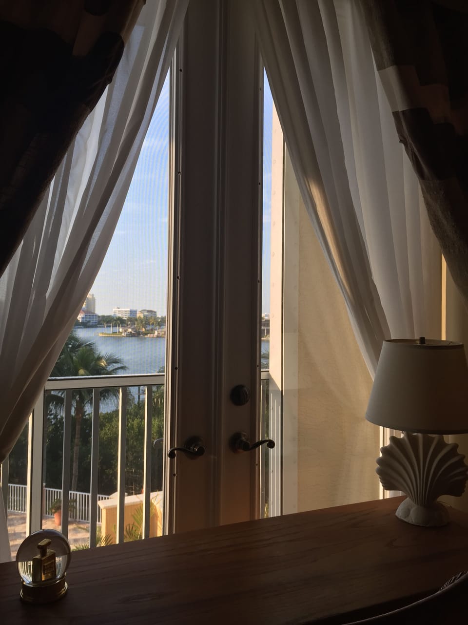 View from the master bedroom window 