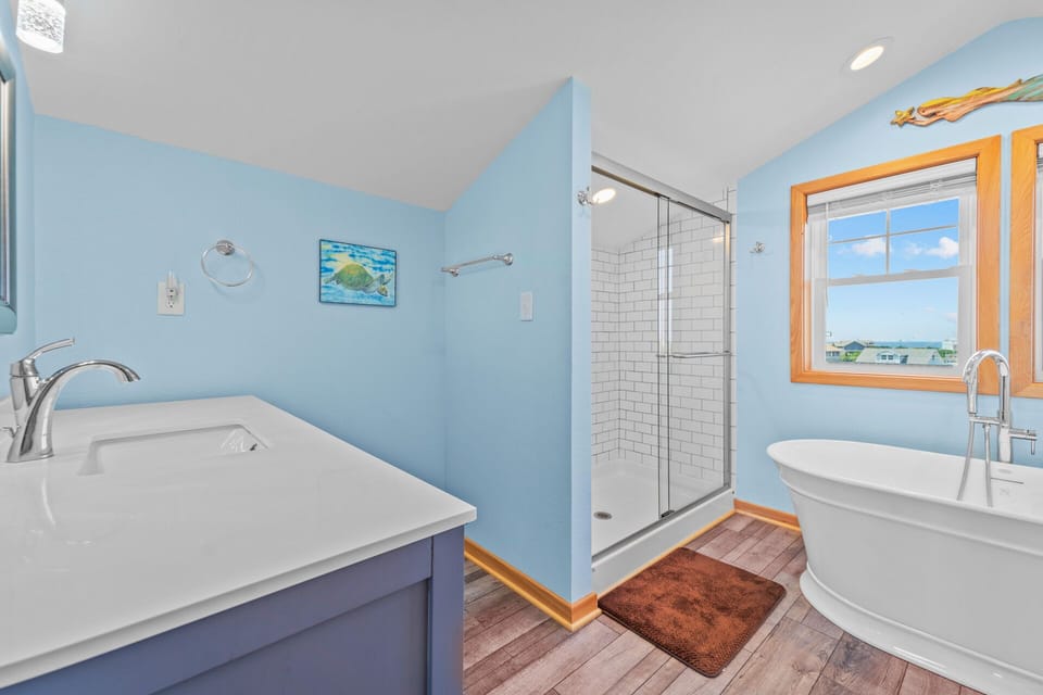 Surf or Sound Realty - 9 - Reflections - Top Floor Master Bedroom-5