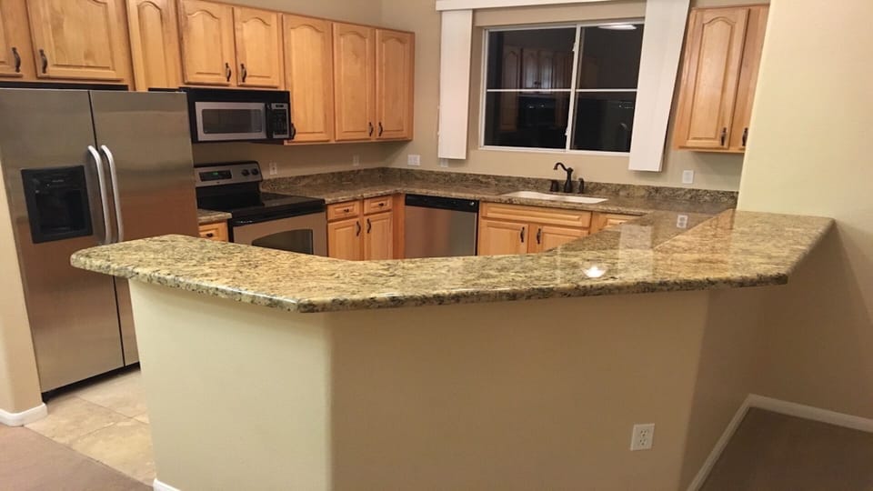 Kitchen- Natural Stone & Stainless Steel