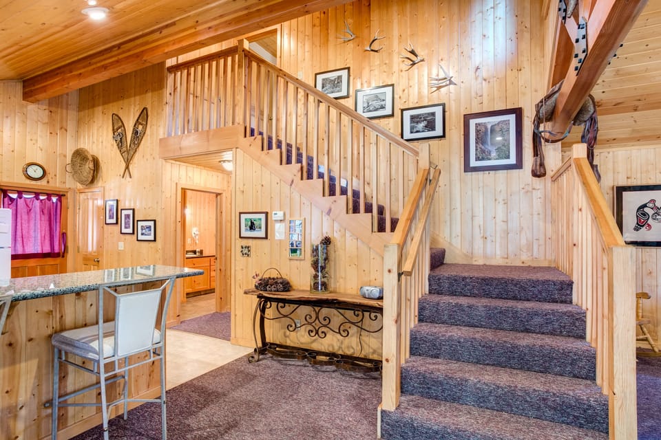 Stairs to second bedroom and bathroom