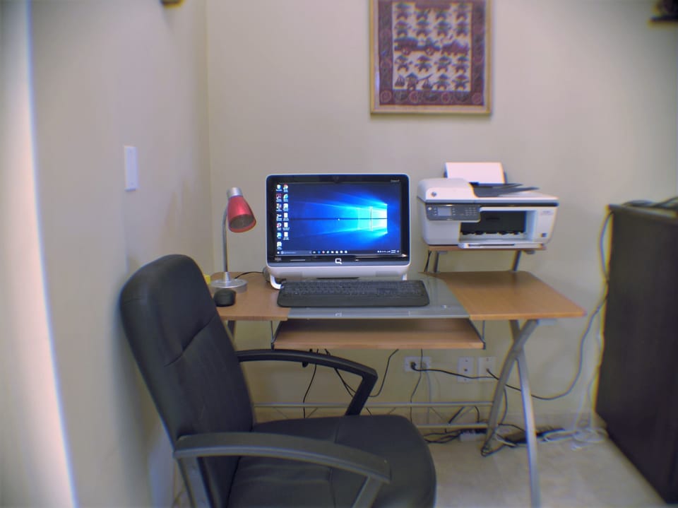 Computer and Printer for use by guests