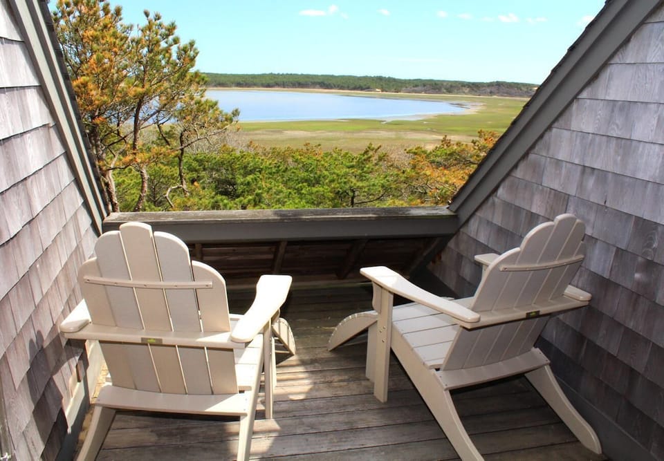Second floor master balcony