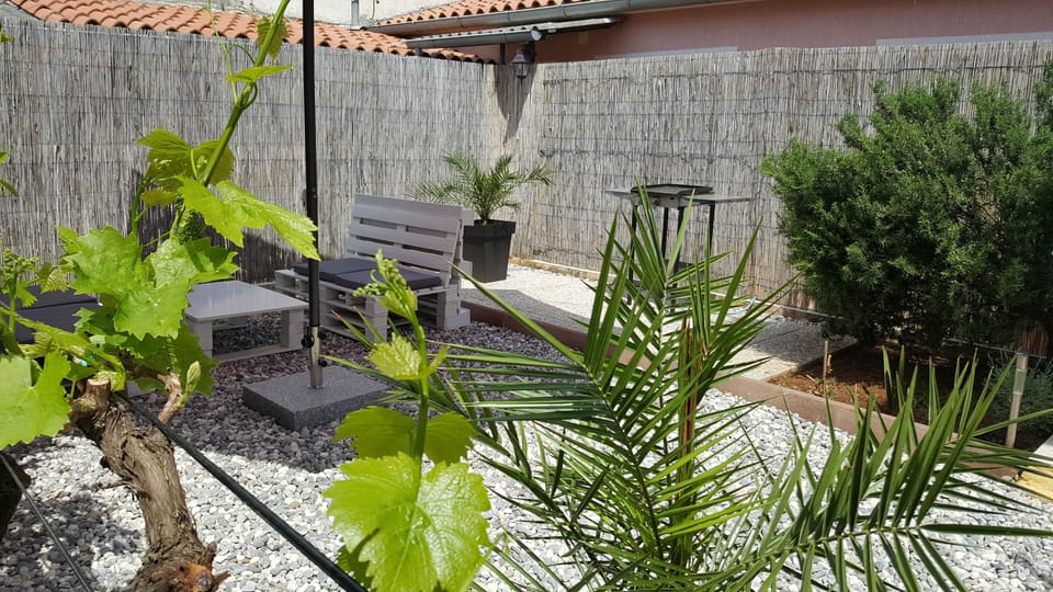 garden space for relaxing and enjoying