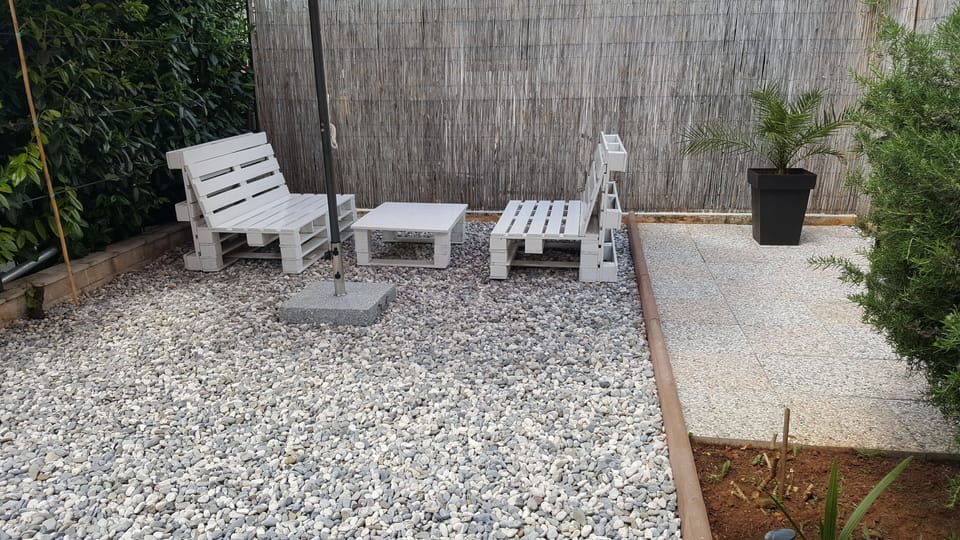 garden space for relaxing and enjoying