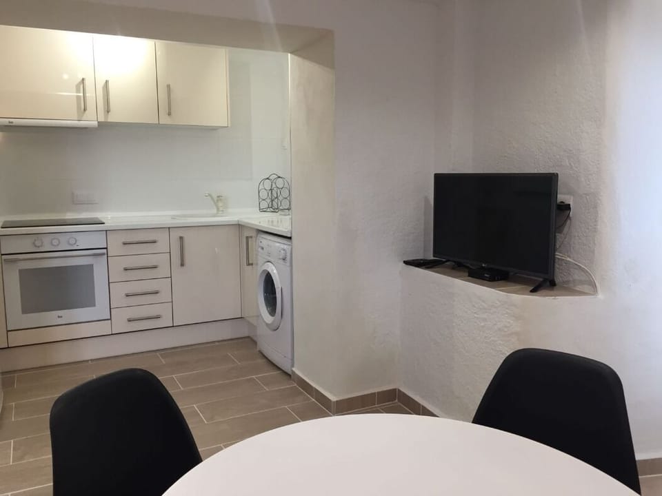 Dining area and kitchen