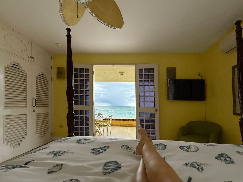 View from the bed of Bedroom 3