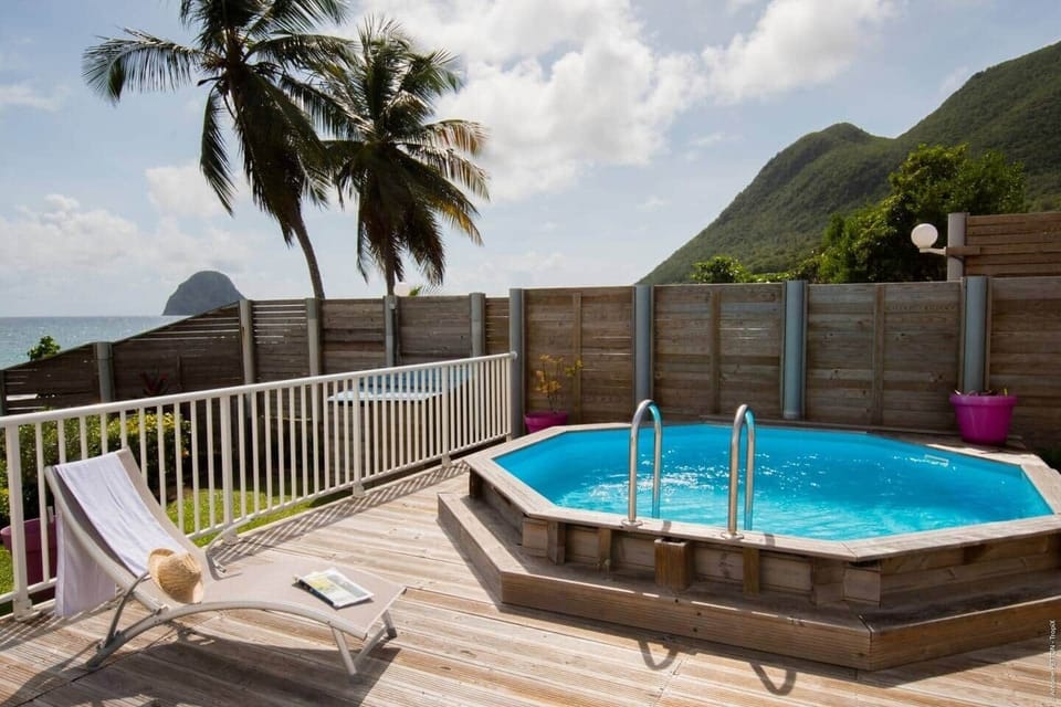 Avec assez de place pour 8 personnes, cette petite piscine ne doit pas être confondu avec le jacuzzi de la terrasse !