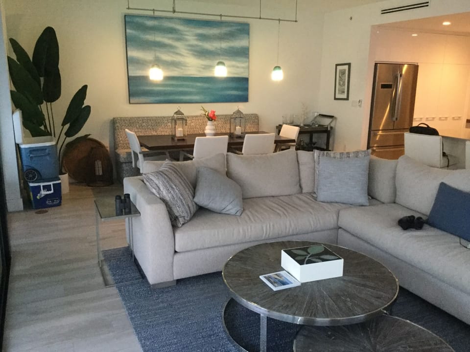 Living and dining area