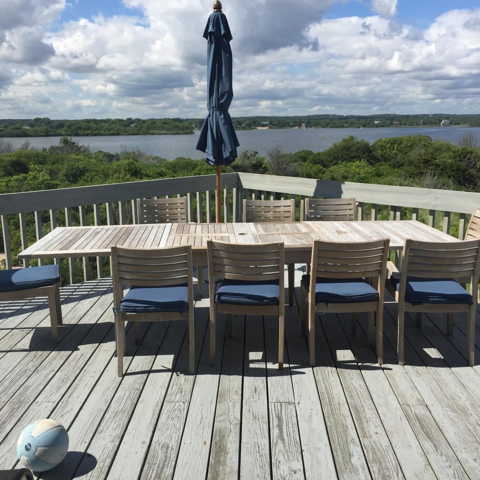 pond side dining table - seating for 10
