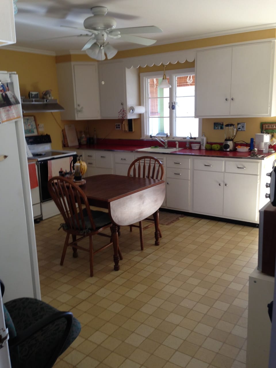Retro-kitchen with all the amenities.