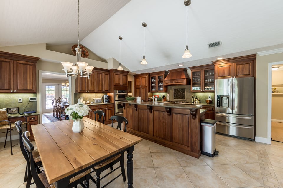 Plenty of room here for two+ families or multi-generational groups.  