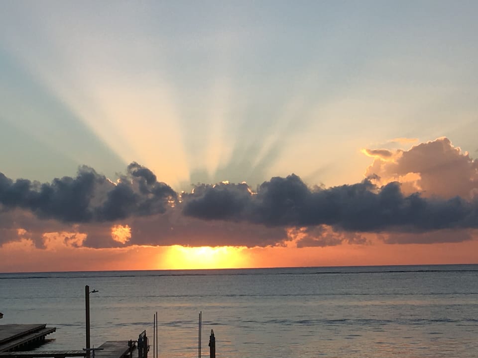 Sunrise from the deck