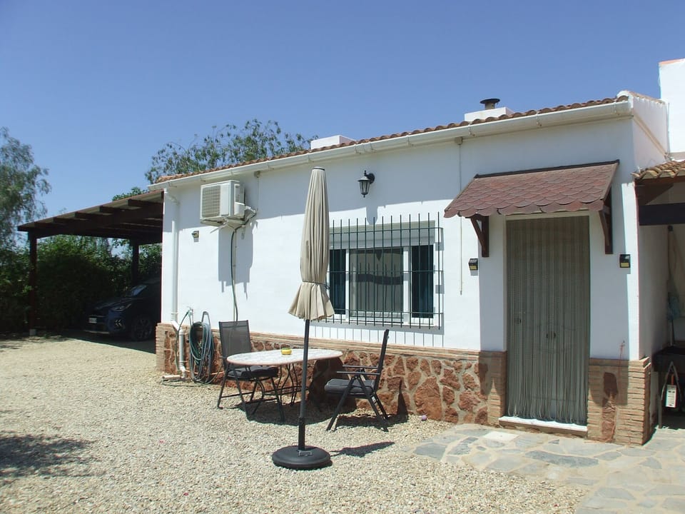 Outside of The Orange Grove Apartment at Finca Arboleda.