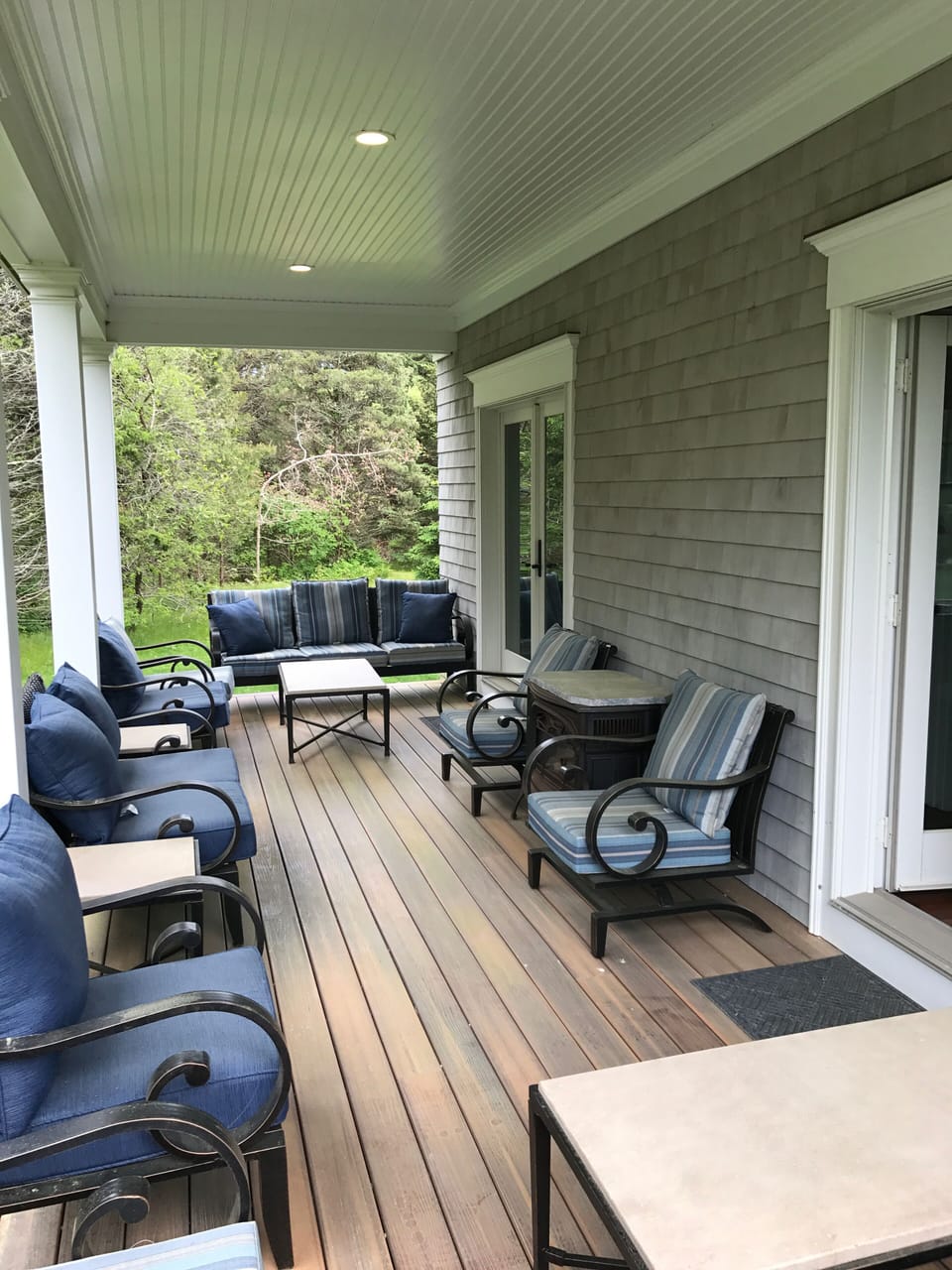 Side Covered Porch Area