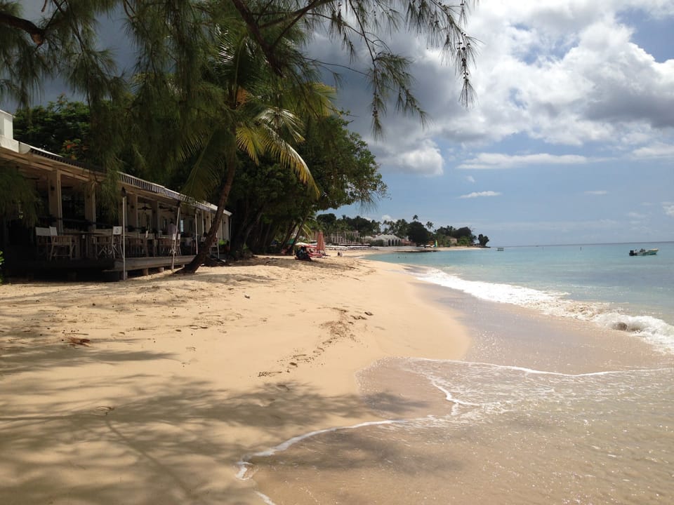 The beach at the Lone Star Restaurant
