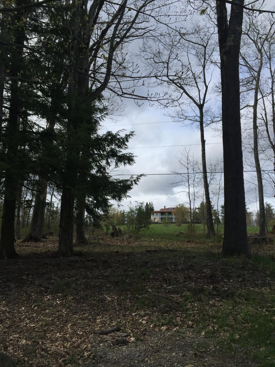 View of Aldworth Manor from parking area