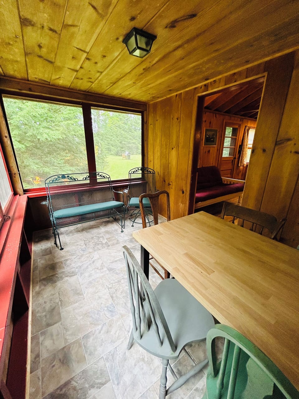 Hideaway screened-in porch