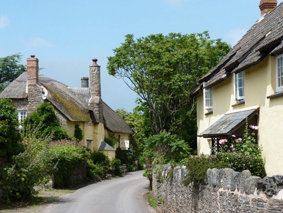 Bossington a short stroll to this beauiful villiage and then onto the sea.