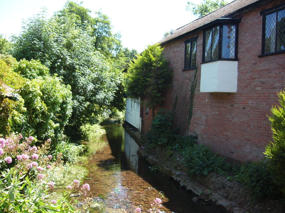 View of the Riverside apartments from the Bridge.