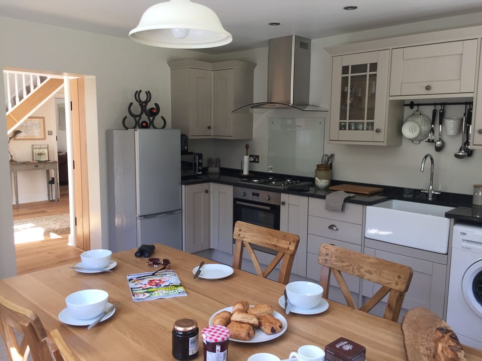 Kitchen and dining area