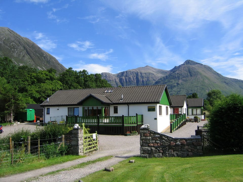 Holly Tree Cottage. Exclusive location on the banks of the river Coe. 