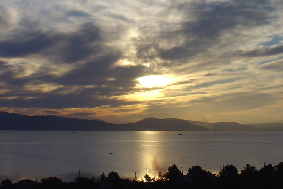 Sea view from upstairs bedroom