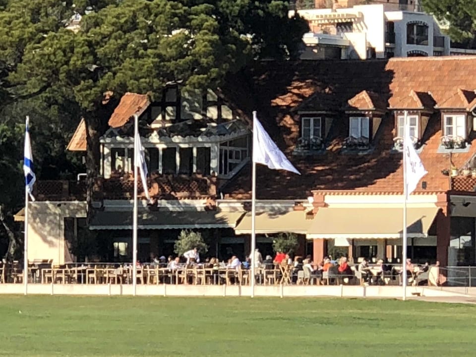 enjoy a great lunch on the terrace of the Club House
