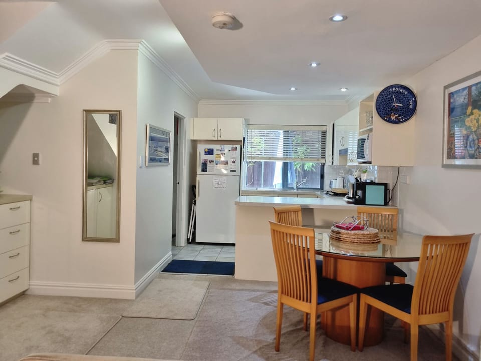 Open Plan Dining area and Kitchen.