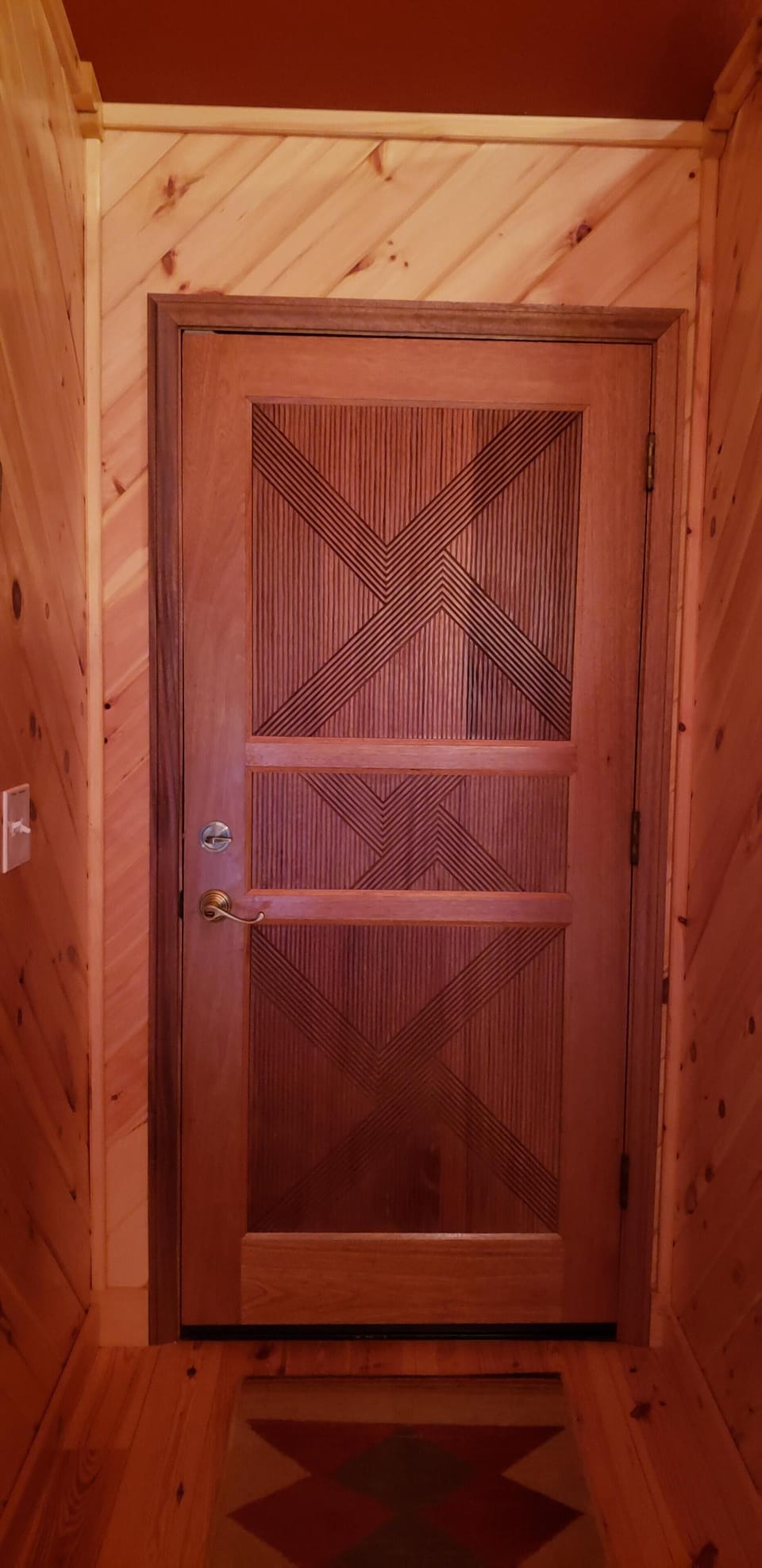 Back door leading to back deck area, 36" wide wheelchair accessible.