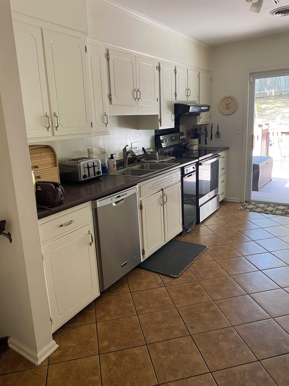 kitchen off dining area