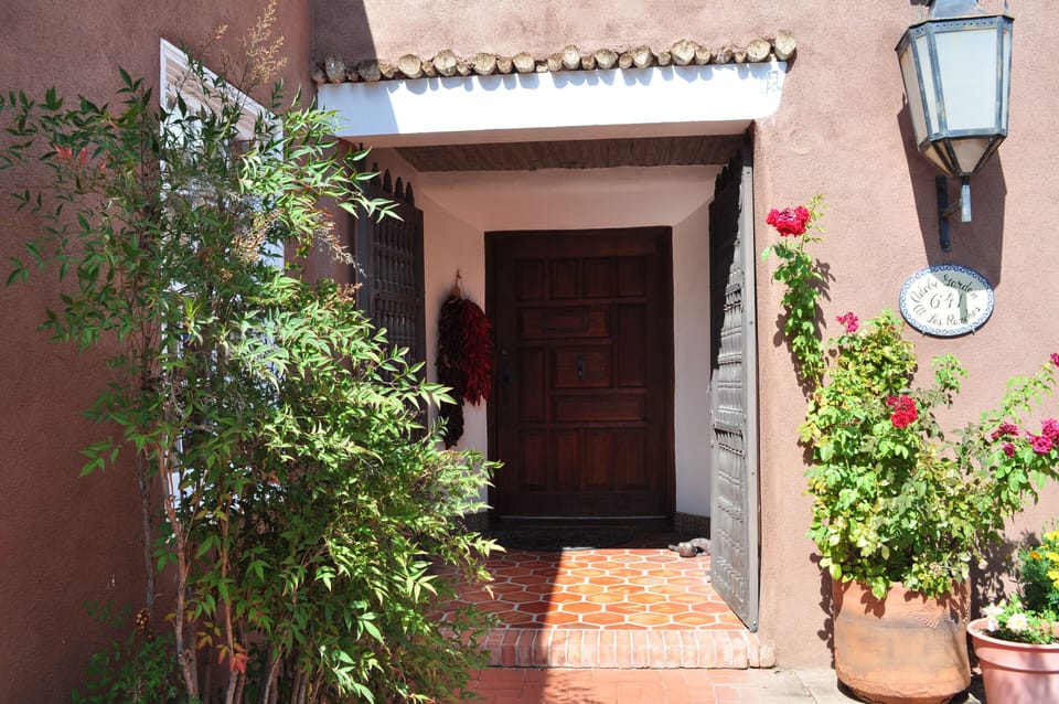 Entrance to the main house of the Bed and Breakfast