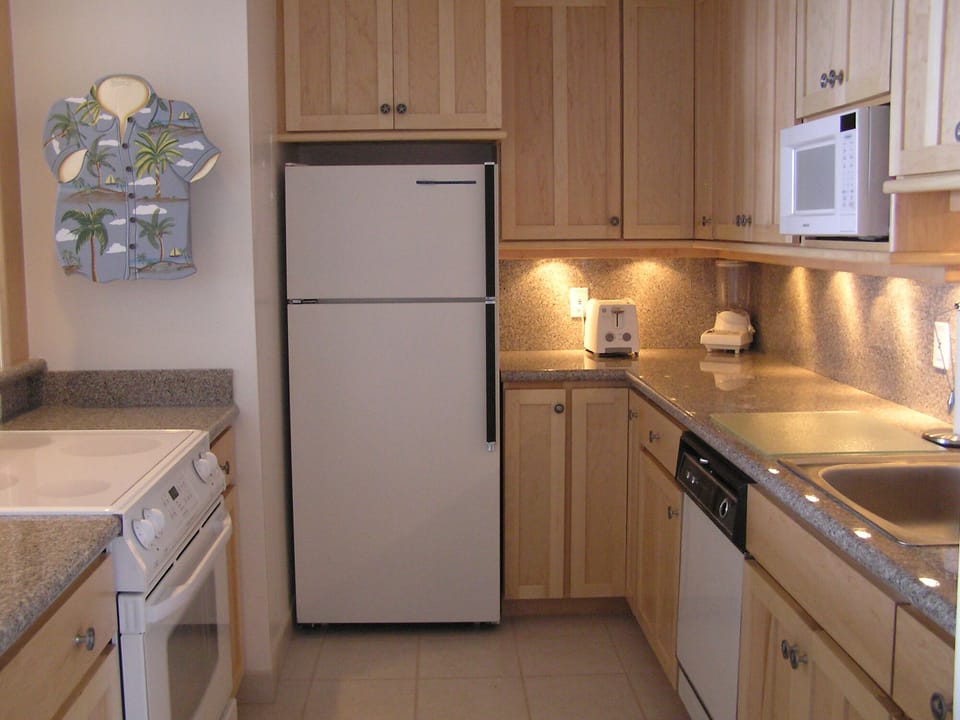 Updated kitchen with granite countertops