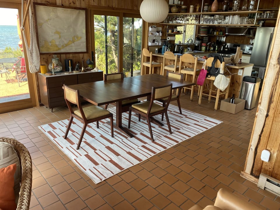 Dining area next to kitchen